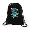 never grow up Drawstring Bags