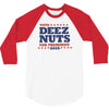 vote deez nuts 3/4 Sleeve Shirt