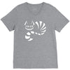 cheshire cat alice in wonderland funny V-Neck Tee
