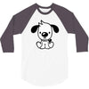 cute dog 3/4 Sleeve Shirt