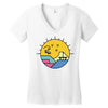 Sun Skate Women's V-Neck T-Shirt