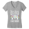 i love video games. Women's V-Neck T-Shirt