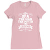 Opa The Man The Myth The Legend Ladies Fitted T-Shirt