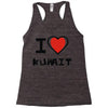 i love kuwait Racerback Tank