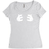 funny mickey mouse cartoon hands grabbing breasts boobs Women's Triblend Scoop T-shirt