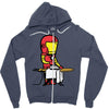 iron man Zipper Hoodie
