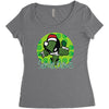 santa claws Women's Triblend Scoop T-shirt