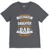 Super Cool Daughter Of A Freaking Awesome Dad V-Neck Tee