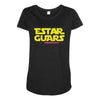 Estar Guars Lightsaber Maternity Scoop Neck T-shirt