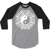 i ching ying and yang 3/4 Sleeve Shirt