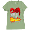 burn the patriarchy Ladies Fitted T-Shirt