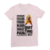 super saiyan quitting is not Ladies Fitted T-Shirt