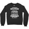 Super Cool Stepdad Of A Freaking Awesome Granddaughter Crewneck Sweatshirt