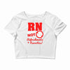 refreshments and narcotics Crop Top
