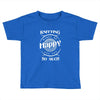 knitting makes me happy you not so much Toddler T-shirt