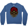 american football skull Crewneck Sweatshirt