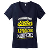 If Things Gets Better With Age Then I Am Approaching Magnificence Women's V-Neck T-Shirt