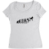 bike evolotions Women's Triblend Scoop T-shirt