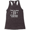 21st birthday Racerback Tank