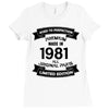 Premium Vintage  1981 Ladies Fitted T-Shirt