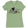 happy halloween Ladies Fitted T-Shirt
