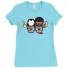 pulp fiction cartoon ideal birthday present or gift Ladies Fitted T-Shirt