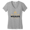 Wildlife Camping Women's V-Neck T-Shirt