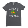 world's best nana Ladies Fitted T-Shirt