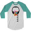headphone 3/4 Sleeve Shirt