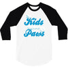 my kids have paws 3/4 Sleeve Shirt