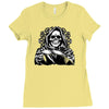 evil skull humor Ladies Fitted T-Shirt