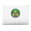 lucha libre   green Accessory Pouches