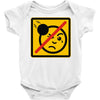 not the face Baby Onesie