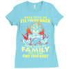 mess with me i'll fight back Ladies Fitted T-Shirt