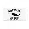 narwhal whale License Plate