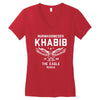 khabib the eagle Women's V-Neck T-Shirt