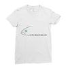 fish hooded Ladies Fitted T-Shirt