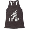 lit af Racerback Tank