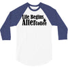 life begins after coffee 3/4 Sleeve Shirt