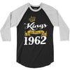 kings are born in 1962 3/4 Sleeve Shirt