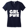 girl pwr Women's V-Neck T-Shirt