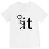 fk it funny college party V-Neck Tee
