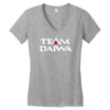daiwa team Women's V-Neck T-Shirt