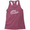 never get bored in bedford Racerback Tank