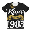 kings are born in 1983 All Over Women's T-shirt