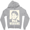 charlie sheen   winning   official Zipper Hoodie