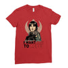 i want you to rebel Ladies Fitted T-Shirt