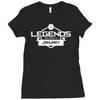 legends are born in january Ladies Fitted T-Shirt