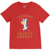 UNICORNS ARE BORN IN AUGUST V-Neck Tee