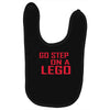 go step on a lego Baby Bibs